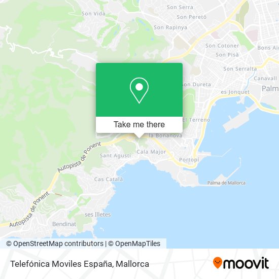 Telefónica Moviles España map