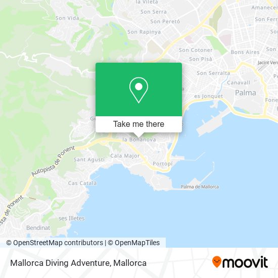 mapa Mallorca Diving Adventure