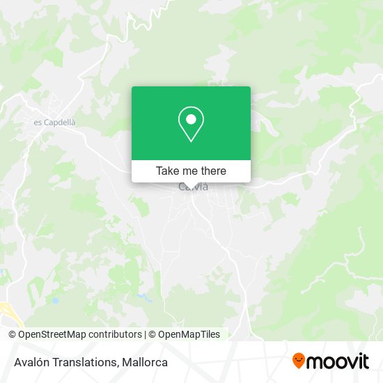 Avalón Translations map