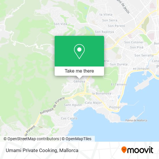 Umami Private Cooking map