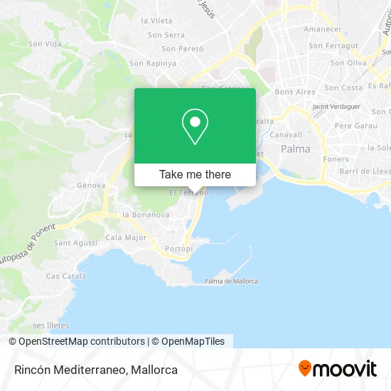 Rincón Mediterraneo map