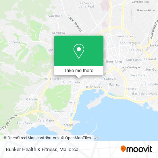 mapa Bunker Health & Fitness