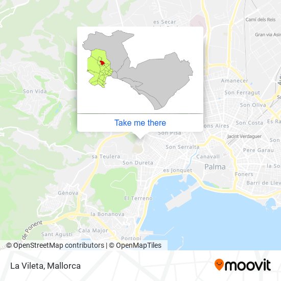 mapa La Vileta
