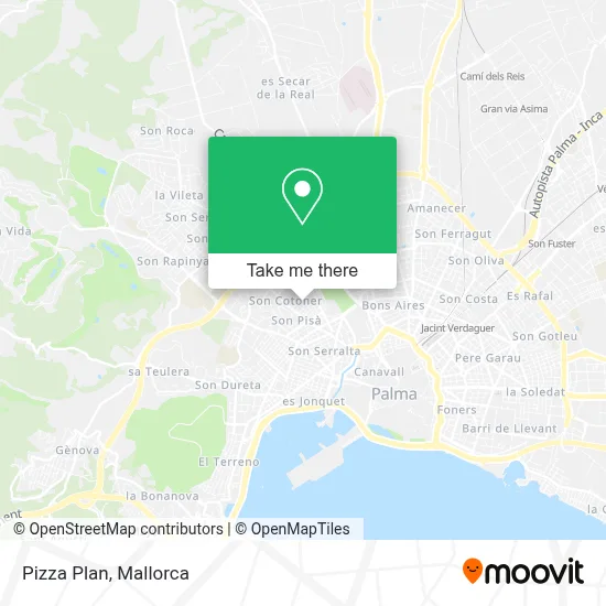 Pizza Plan map