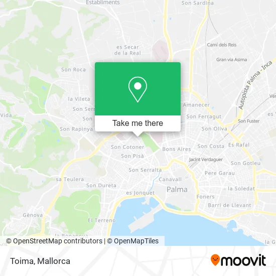 Toima map