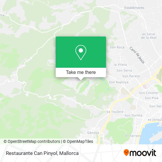 Restaurante Can Pinyol map
