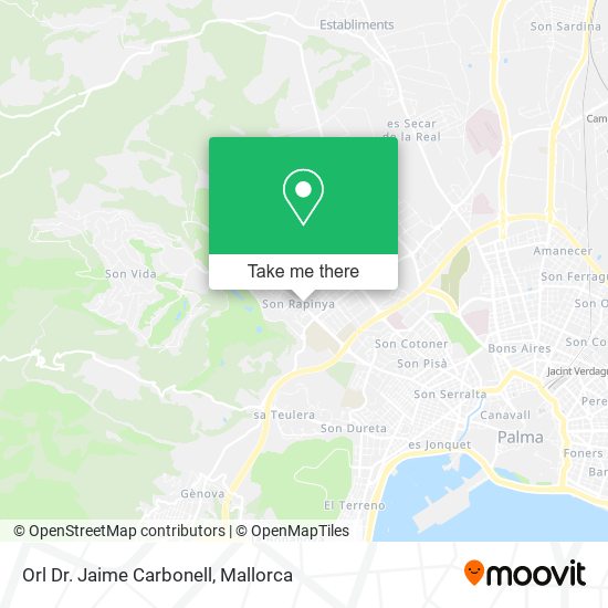 Orl Dr. Jaime Carbonell map