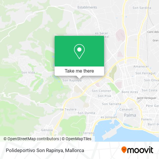 Polideportivo Son Rapinya map