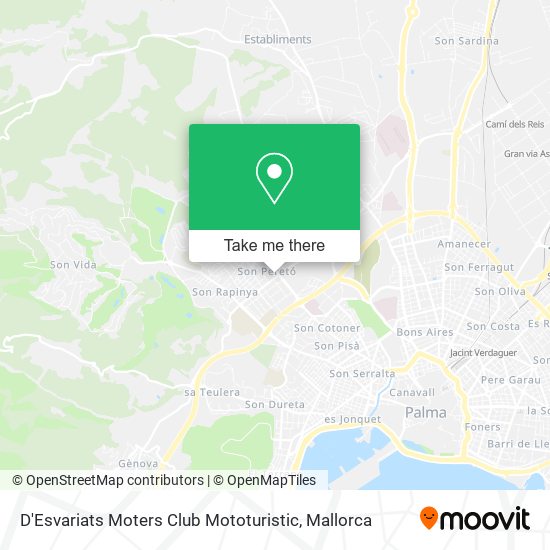 D'Esvariats Moters Club Mototuristic map
