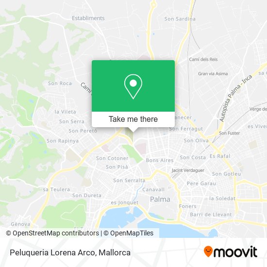 Peluqueria Lorena Arco map