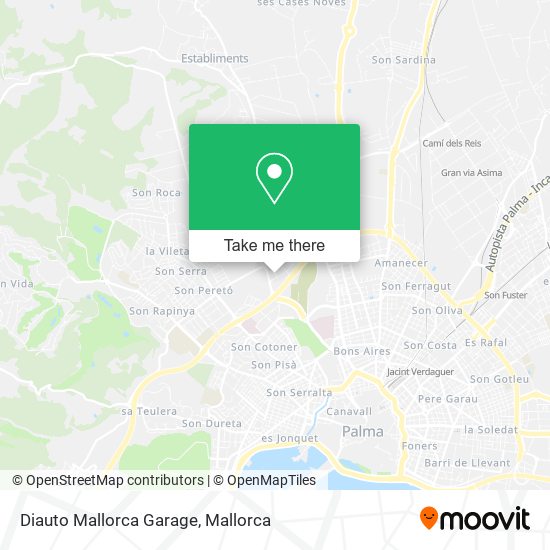 Diauto Mallorca Garage map