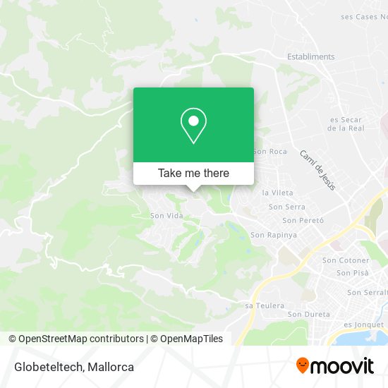 Globeteltech map