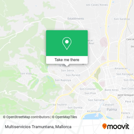 Multiservicios Tramuntana map