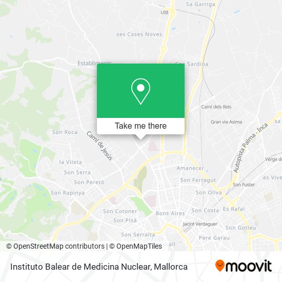 Instituto Balear de Medicina Nuclear map
