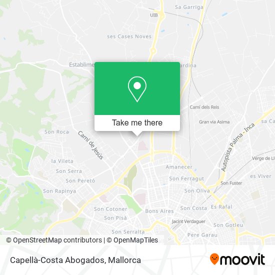 Capellà-Costa Abogados map