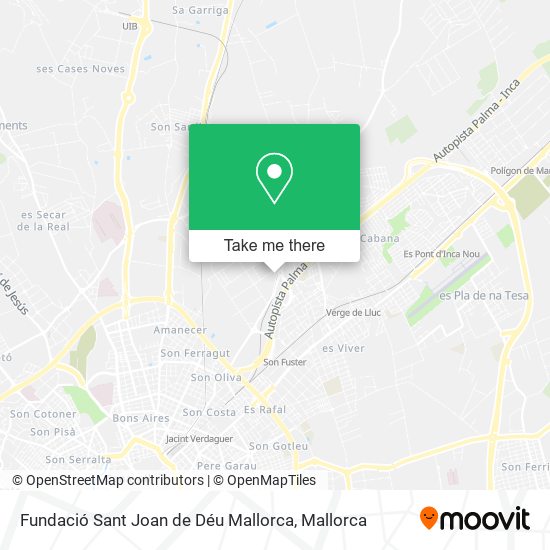 Fundació Sant Joan de Déu Mallorca map