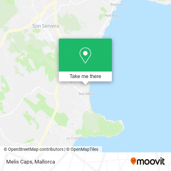 Melis Caps map