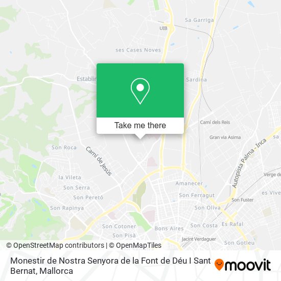 Monestir de Nostra Senyora de la Font de Déu I Sant Bernat map