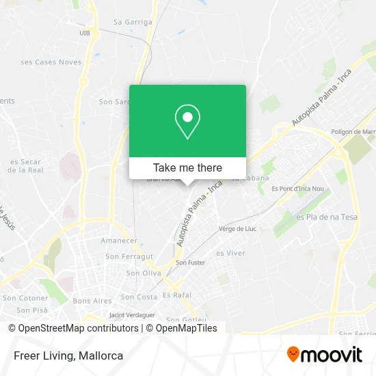 Freer Living map