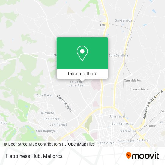 mapa Happiness Hub