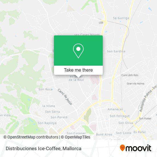 Distribuciones Ice-Coffee map