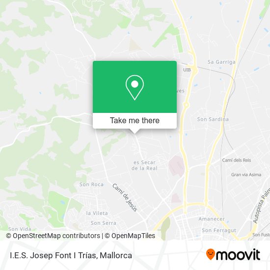 I.E.S. Josep Font I Trías map
