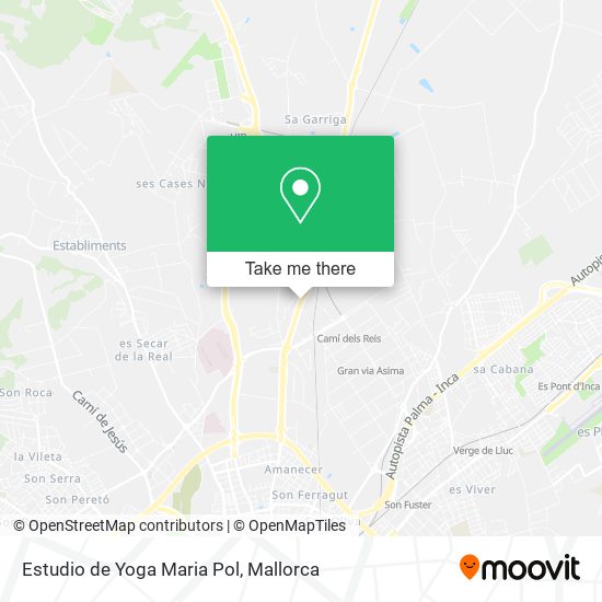 Estudio de Yoga Maria Pol map