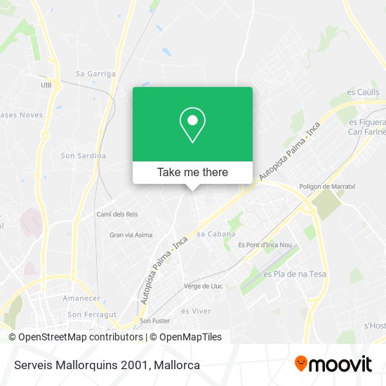 Serveis Mallorquins 2001 map