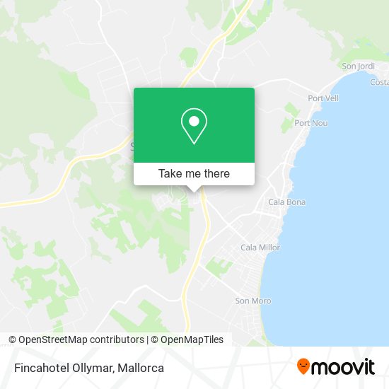 Fincahotel Ollymar map