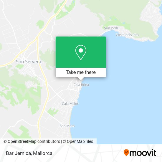 mapa Bar Jemica