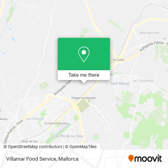 Villamar Food Service map