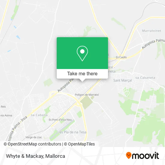 Whyte & Mackay map