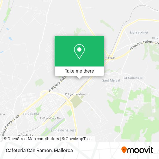 Cafeteria Can Ramón map