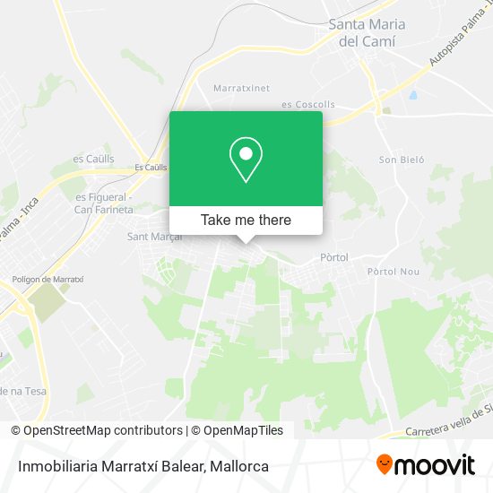 mapa Inmobiliaria Marratxí Balear