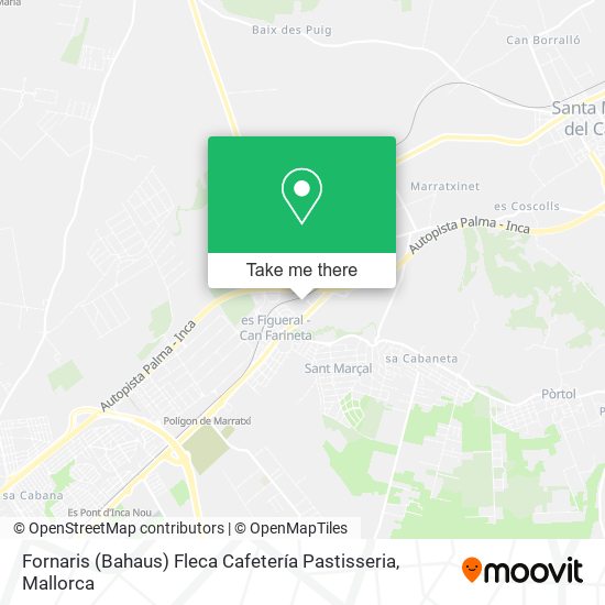 Fornaris (Bahaus) Fleca Cafetería Pastisseria map