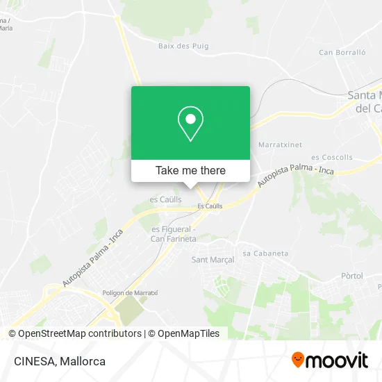 CINESA map