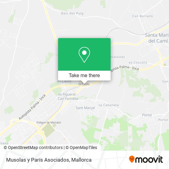 Musolas y París Asociados map