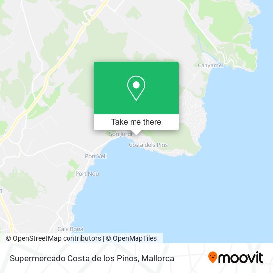 Supermercado Costa de los Pinos map
