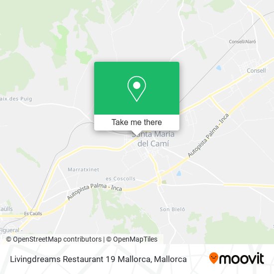 mapa Livingdreams Restaurant 19 Mallorca