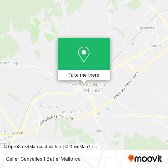 Celler Canyelles I Batle map