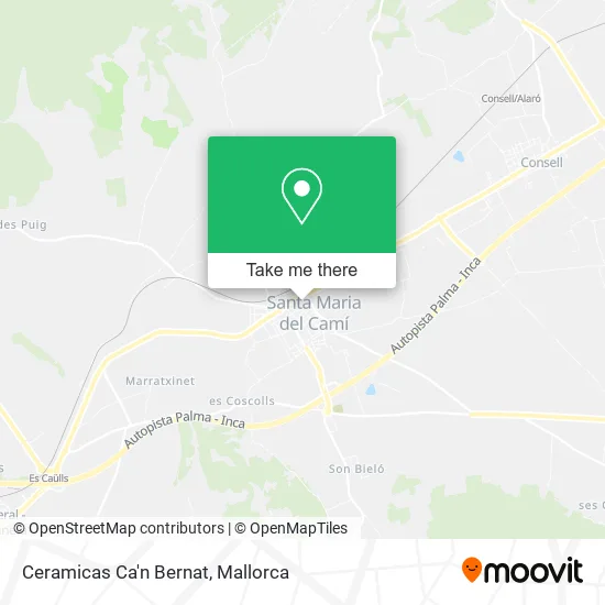 Ceramicas Ca'n Bernat map