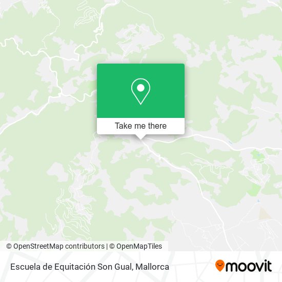 Escuela de Equitación Son Gual map
