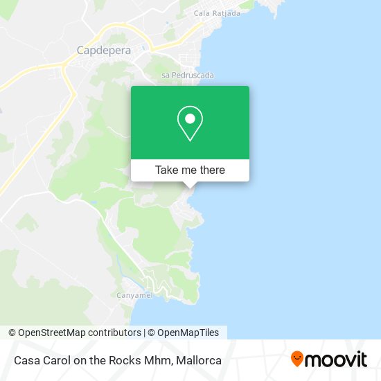 Casa Carol on the Rocks Mhm map