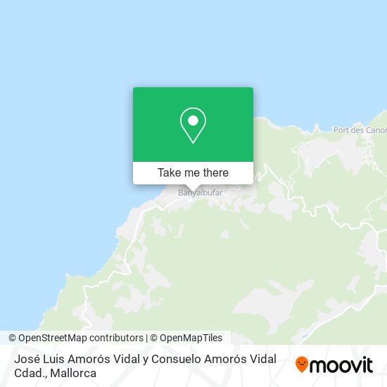 José Luis Amorós Vidal y Consuelo Amorós Vidal Cdad. map