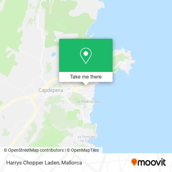 Harrys Chopper Laden map
