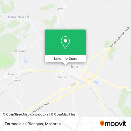 Farmàcia es Blanquer map