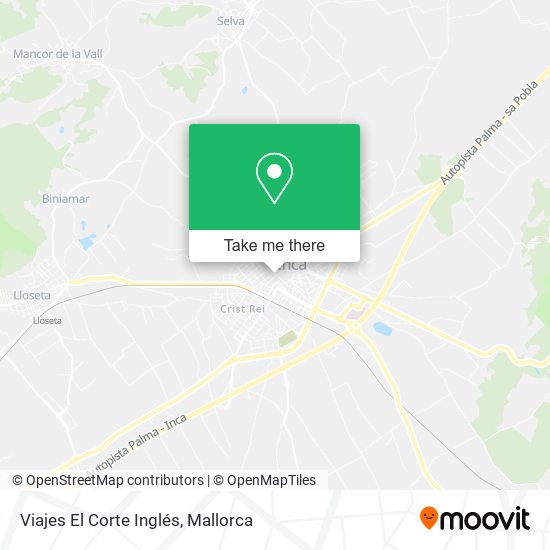 mapa Viajes El Corte Inglés