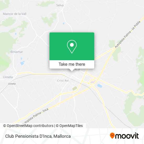 Club Pensionista D'Inca map