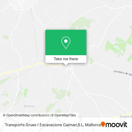 Transports Grues I Excavacions Caimari,S.L map