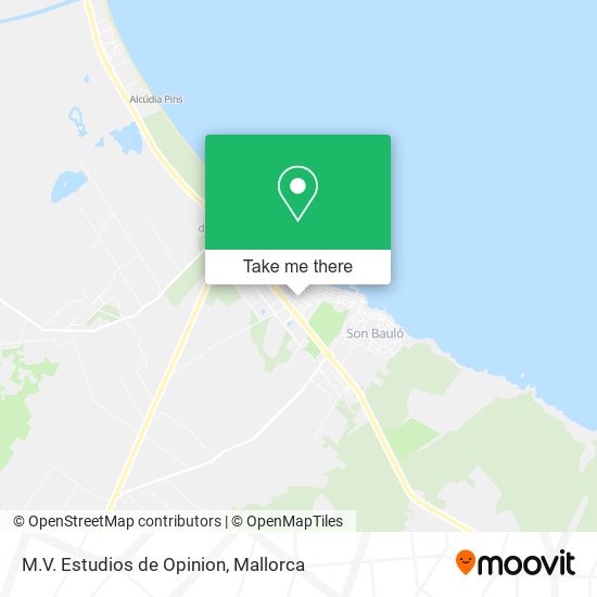 M.V. Estudios de Opinion map